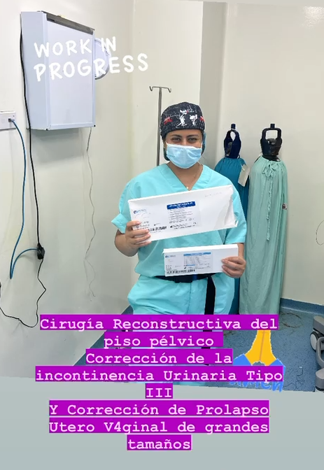 Soluciones especializadas para la corrección de la incontinencia urinaria tipo 3 y el prolapso uterovaginal de grandes tamaños